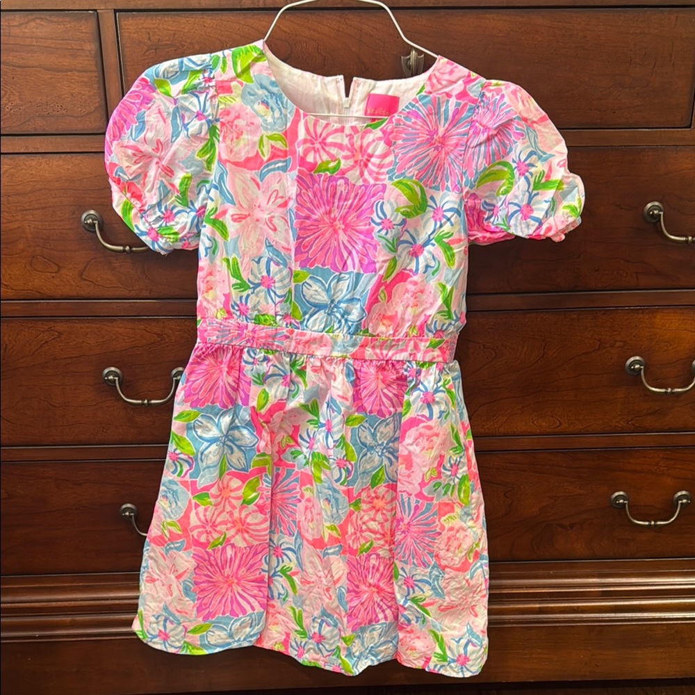 Lilly Pulitzer Floral Puff Sleeve Dress